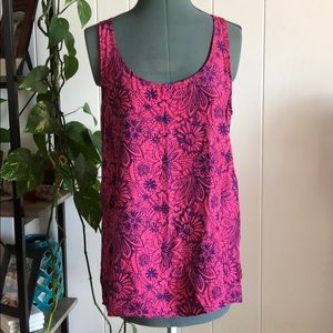 Eight Sixty silk, razorback, tank